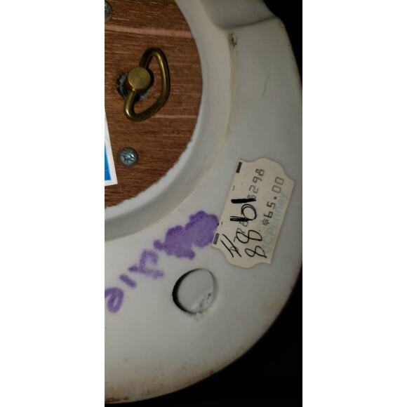 1988 Schmid B. Shackman cookies for santa music box White christmas music - Picture 6 of 6